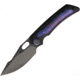 Kunwu Knives Jericho Framelock Timascus, KUNK713TR14