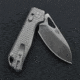 Kunwu Knives Pulsar Texture Titanium Elmax