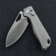 Kunwu Knives Pulsar Texture Titanium Elmax
