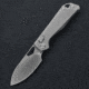 Kunwu Knives Pulsar Texture Titanium Elmax