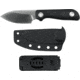 Kunwu Knives Stiffy P Fixed Blade Black, KUNF705BK2