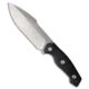 Kunwu Kunwu Stiffy G Fixed Blade Knife Black Micarta 6.1" Satin, Black, ASSAB 88, adult, BHQ-228898