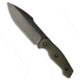 Kunwu Kunwu Stiffy G Fixed Blade Knife OD Green Micarta 6.1" DLC, OD Green, ASSAB 88, adult, BHQ-228901