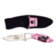 Kutmaster 420 SS Fixed Blade w/ Pink Handle and Pouch 196413