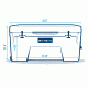 Kysek Ice chest, Marine White, 75L / 79.25 Quart, ECSECWW075L02
