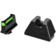 L2D Combat Co-Witness/Suppressor Height Fiber Optic Sight Set, Glock 9mm/.40 S&amp;W/.357 Sig, Green, Fits Glock 9MM / 40S&amp;W / .357 Sig Not G43/43x/48, LD-S-FOS-GLK-GRN