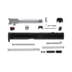 L2D Combat Complete Evo V2 Upper Threaded, Fits Glock 19 Gen 3, Black/Stainless, LD-CU-E2-193-FT-BLK-SS