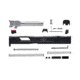 L2D Combat Complete Tyton Upper Non-Threaded, Fits Glock 19 Gen 3, Stainless, LD-CU-T-193-F-BLK-SS