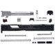 L2D Combat Complete Tyton Upper Threaded, Fits Glock 19 Gen 3, Black/Stainless LD-CU-T-193-FT-BLK-SS