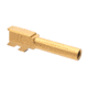 L2D Combat Glock 43 Precision Match Fluted Barrel, Titanium Nitride, LD-BBL-PM-43-F-TIN