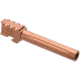 L2D Combat Precision Match Fluted Barrel, Glock 17, Bronze, LD-BBL-PM-17-F-BRZ