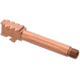 L2D Combat Precision Match Fluted/Threaded Barrel, Glock 17, Bronze, LD-BBL-PM-17-FT-BRZ