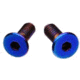 L2D Combat RMR Sight Screw Set for Trijicon, PVD Blue, Blue, 6-32 Thread, LD-P-RMR-BLU