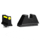L2D Combat Suppressor Height Fiber Optic Sights, Glock, Yellow, LD-P-FOS-GLK-YL