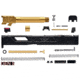 L2D Combat Tyton Assembly Threaded Pistol Slide for Glock 19/19X/45 Gen 5 , RMR Ready, Black/Titanium Nitride, LD-CU-T-195-FT-BLK-TIN