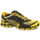 La Sportiva Bushido Trail Running Shoe - Mens-Yellow/Black-Medium-42.5