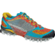 La Sportiva Bushido Trail Running Shoe - Women's-Coral/Blue-Medium-39.5