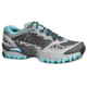 La Sportiva Bushido Trail Running Shoe - Women's-Grey/Ice Blue-Medium-43