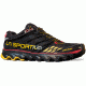 La Sportiva Helios SR Trail Running Shoe - Mens-Black/Yellow-Medium-44.5