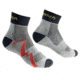 La Sportiva Short Distance Socks, Grey/Red, Small 29U-GrRd-S