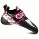 La Sportiva Solution Climbing Shoe  - Women's, White/Pink, 34.5 10J-WP-34.5