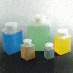 VWR Square Bottles, Case of 72, High-Density Polyethylene, Wide Mouth, K611-VWR