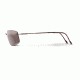 Maui Jim Lahaina Sunglasses w/ Metallic Gloss Copper Frame and Maui Rose Lenses - R450-23, Side View