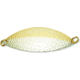 Lake Clear Wabbler Attractor Spoon, #1 1/2 &amp; 1/2 3-1/8in No Hook, 1/3oz, Silver/Gold Nu-Wrinkle, LCW1HSGN-HHSGN