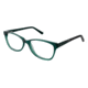 LAmy Adelle Single Vision Prescription Eyeglasses - Frame HUNTER, Size 52/15mm LYADELLE03