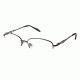 LAmy C By 520 Single Vision Prescription Eyeglasses - Frame GUNMETAL/BURGDY, Size 53/17mm CYCBL52003