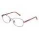 LAmy C By 523 Single Vision Prescription Eyeglasses - Frame Mauve / Blush, Size 51/16mm CYCBL52303