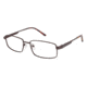 LAmy C By 617 Single Vision Prescription Eyeglasses - Frame BROWN / BROWN, Size 56/17mm CYCBL61701