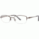 LAmy C By L'Amy 512 Progressive Prescription Eyeglasses - Frame Semi Matte Brown, Size 53/18mm CYCBL51202