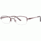 LAmy C By L'Amy 512 Progressive Prescription Eyeglasses - Frame Semi-Matte Burgundy, Size 53/18mm CYCBL51201
