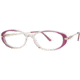 LAmy C by L'Amy 515 Progressive Prescription Eyeglasses - Frame Purple/Gold, Size 53/15mm CYCBL51502