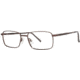 LAmy C by L'Amy 600 Eyeglass Frames - Frame Brown, Size 55/18mm CYCBL60003