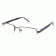 LAmy C by L'AMY 615 Progressive Prescription Eyeglasses - Frame DARK GREY CYCBL61501