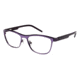 LAmy Charlotte Progressive Prescription Eyeglasses - Frame Matte Light Purple/Eggplant, Size 53/16mm LYCHARLOTTE02