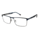 LAmy CU 1022 Eyeglass Frames - Frame NAVY-GUNMETAL, Size 55/17mm CU102203