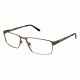 LAmy Damien Single Vision Prescription Eyeglasses - Frame MATTE BROWN LYDAMIEN02
