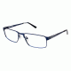 LAmy Damien Single Vision Prescription Eyeglasses - Frame MATTE NAVY LYDAMIEN03