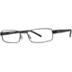 LAmy Dasko 1015 Progressive Prescription Eyeglasses - Frame Black/Olive, Size 55/18mm LYDASKO101504