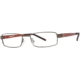 LAmy Dasko 1015 Progressive Prescription Eyeglasses - Frame Brown/Sienna, Size 55/18mm LYDASKO101505