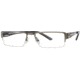 LAmy Dillon Eyeglass Frames - Frame Antique Pewter, Size 54/17mm LYDILLON01
