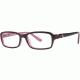 LAmy Emma Single Vision Prescription Eyeglasses - Frame Dark Grey/ Pink, Size 53/16mm LYEMMA06