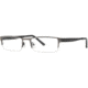 LAmy Etienne Bifocal Prescription Eyeglasses - Frame Matte Silver/Matte Black, Size 53/19mm LYETIENNE01