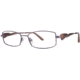 LAmy Galea 2014 Bifocal Prescription Eyeglasses - Frame Light Purple/Brown, Size 53/15mm LYGALEA201405