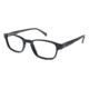 LAmy Henri Single Vision Prescription Eyeglasses - Frame Black, Size 48/19mm LYHENRI01