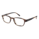 LAmy Henri Single Vision Prescription Eyeglasses - Frame Brown Horn, Size 48/19mm LYHENRI03
