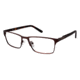 LAmy Isaac Bifocal Prescription Eyeglasses - Frame MATTE BROWN, Size 53/16mm LYISAAC02